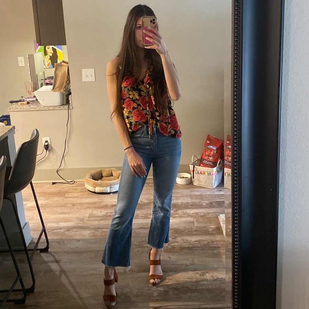 Hemline jeans